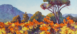Autumn Vines - Grande Provence Franschhoek III | 2019 | Oil on Canvas | 44 x 62 cm